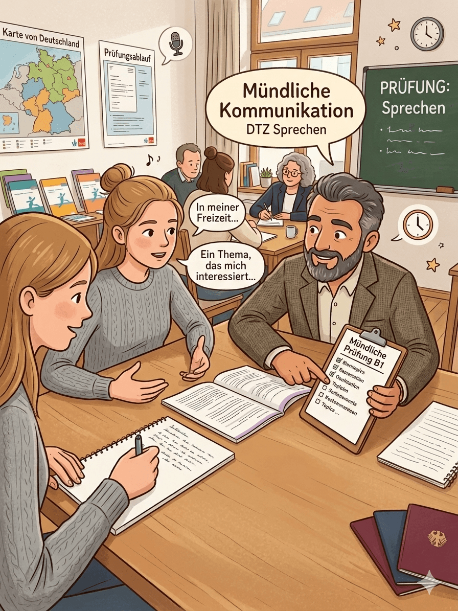 DTZ Sprechen: So bestehst du die mündliche Prüfung